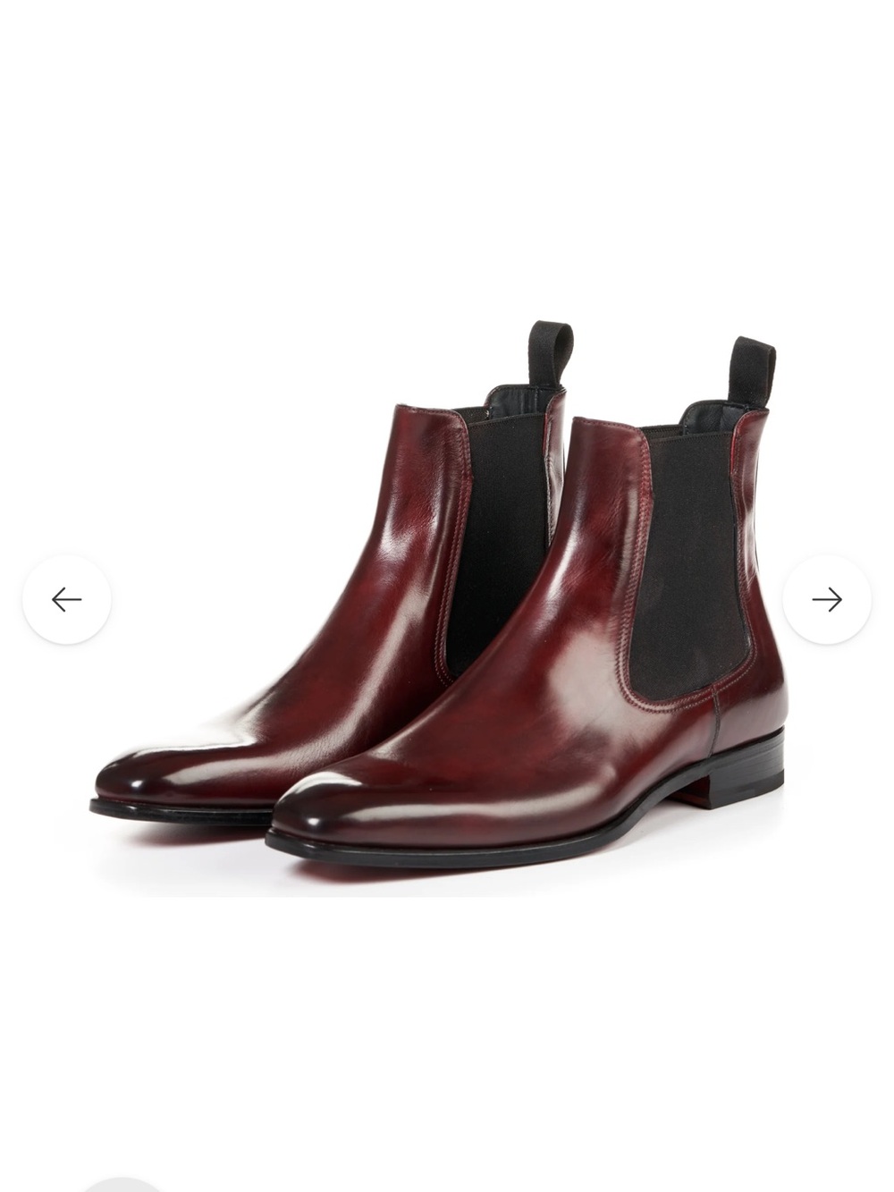 Paul Evans THE DEAN CHELSEA BOOT - OXBLOOD